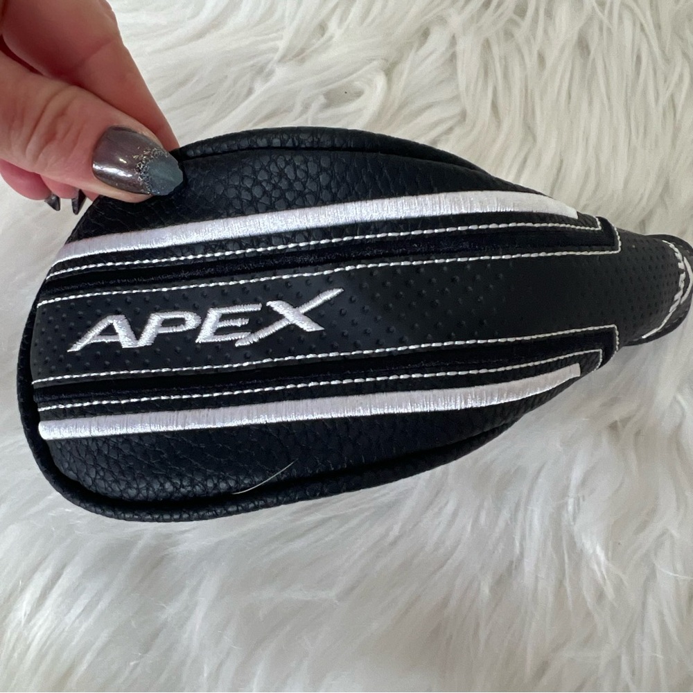 Callaway Apex Hybrid Golf Club Head Cover Black With White Stitching Like New
